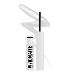NYX Professional Makeup Vivid Matte Liquid Liner Smear-Resistant Eyeliner, White